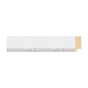 Leroy Merlin Asta per cornice Maussane in legno rilievo bianco 3.4 cm