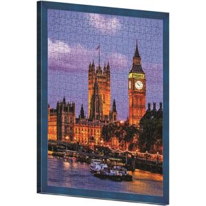 Leroy Merlin Cornice per puzzle 3000 pezzi blu opaco per foto da 121.4x80.4 cm