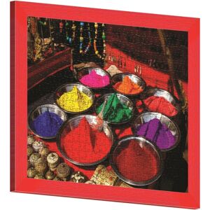 Leroy Merlin Cornice per puzzle 3000 pezzi rosso opaco per foto da 121.4x80.4 cm