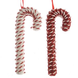 Decoris Decorazione per albero di natale in poliuretano  H 20.5 cm, L 3 cmx P 8 cm, , 24 pezzi