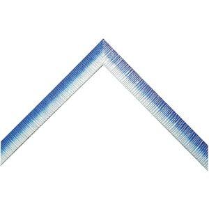 Leroy Merlin Asta per cornice Deco in legno grezzo blu e argento 50 cm