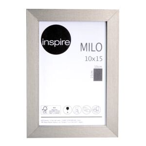 Inspire Cornice  Milo argento satinato per foto da 10x15 cm