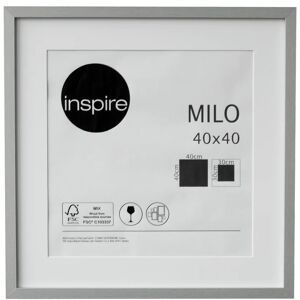 Inspire Cornice con passe-partout  Milo, argento 42x42 cm per immagini 29x29 cm