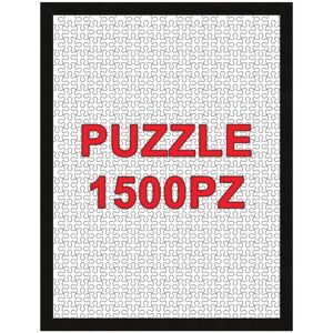 Leroy Merlin Cornice per puzzle 1500 pezzi nero opaco per foto da 60,4x84,4 cm