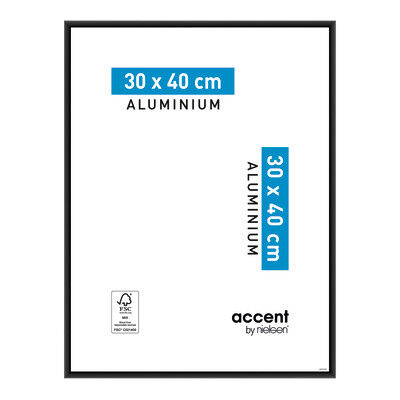 Nielsen Cornice Accent nero per foto da 30x40 cm