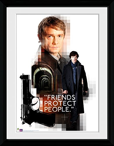 Foto in cornice Sherlock. Friends Protect