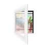 Xunzi Kids Art Frames Front Opening, Kids Art Frames, Fotolijst A4, Kids Artwork Display Frame, Kinderen Projecten, Thuis, Kantoor, Portfolio Opslag 3D Picture Display (Wit)