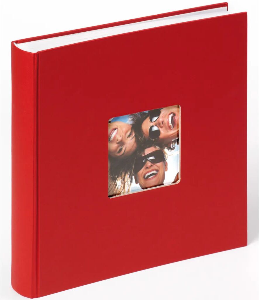 Walther Design Fotoalbum Fun 100 pagina's 30x30 cm rood