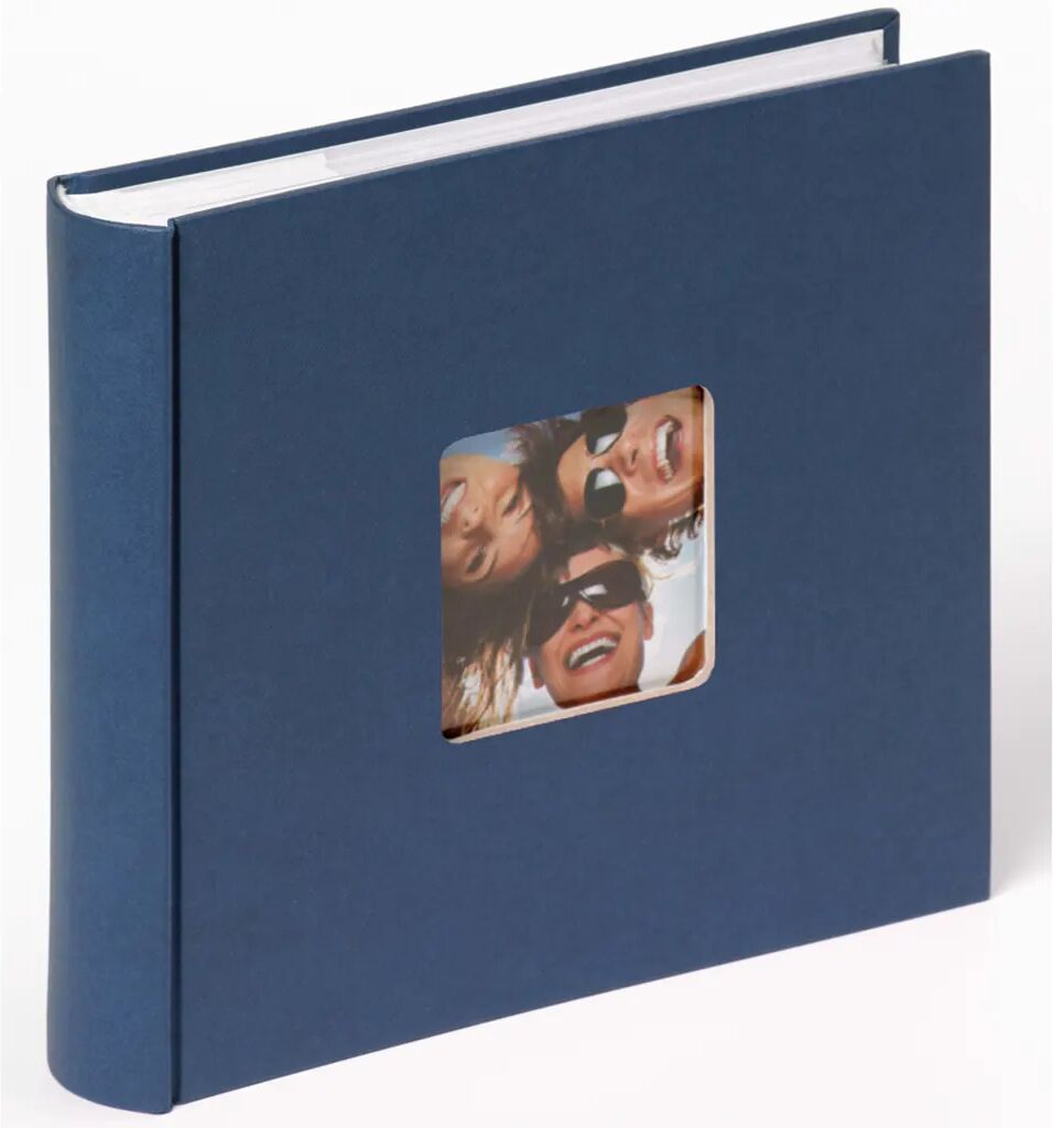 Walther Design Fotoalbum Fun Memo 200 foto's 10x15 cm blauw