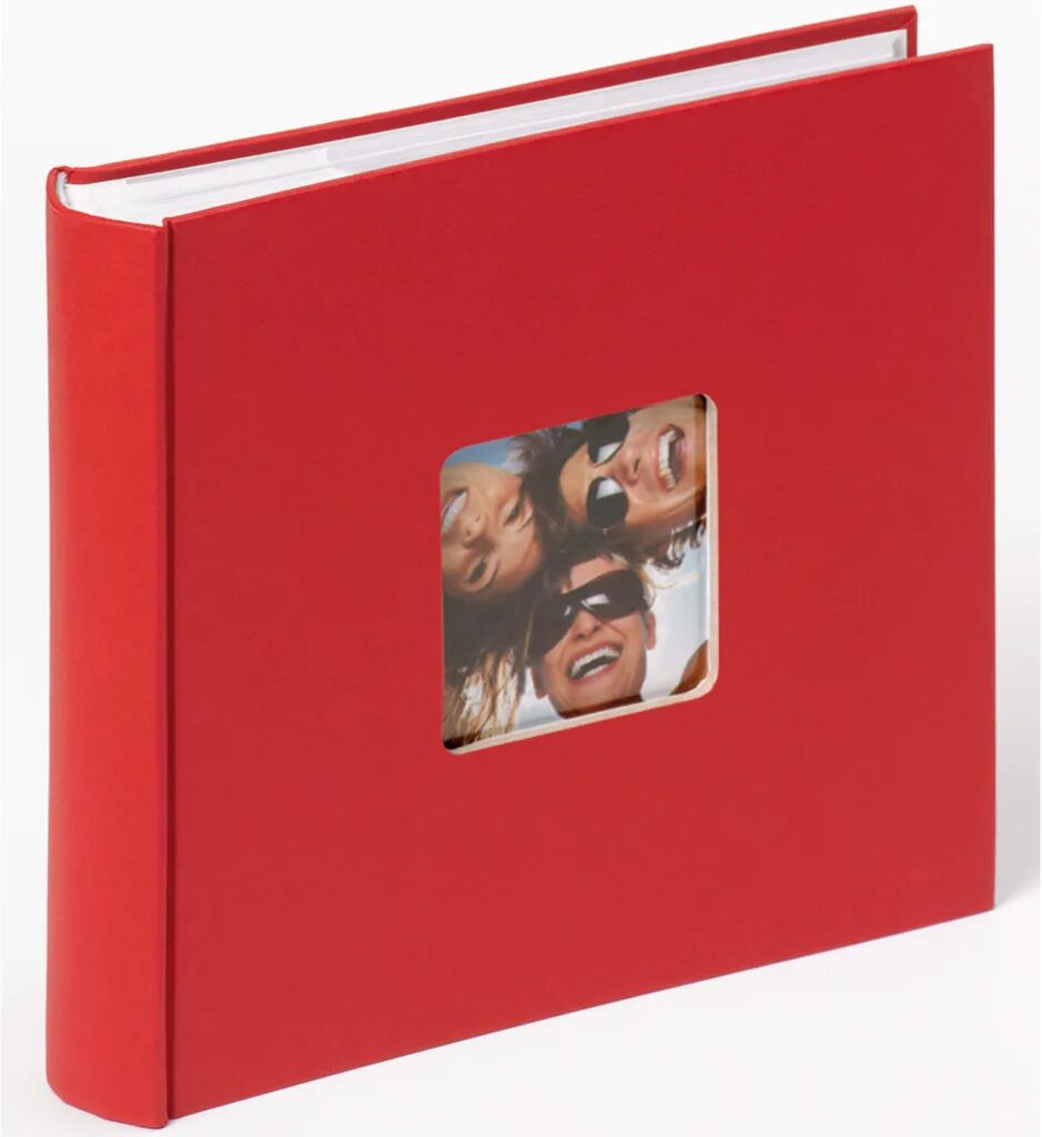 Walther Design Fotoalbum Fun Memo 200 foto's 10x15 cm rood