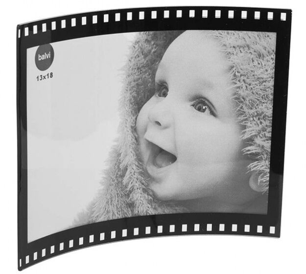 Balvi fotolijst Film 13 x 18 cm acryl zwart - Zwart