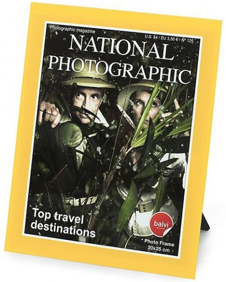 Balvi fotolijst National Photographic 15 x 20 cm acryl geel - Geel