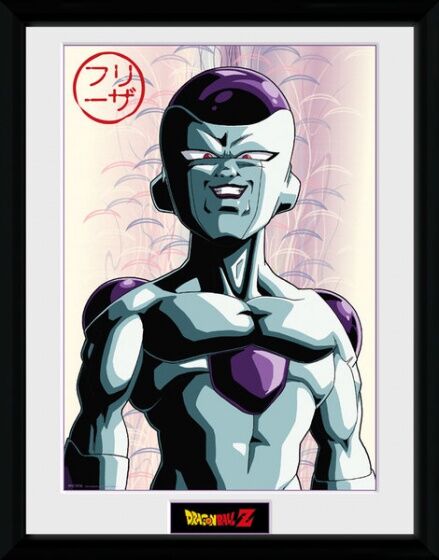 GB Eye poster in lijst Dragonball Z Frieza 30 x 40 cm - Zwart