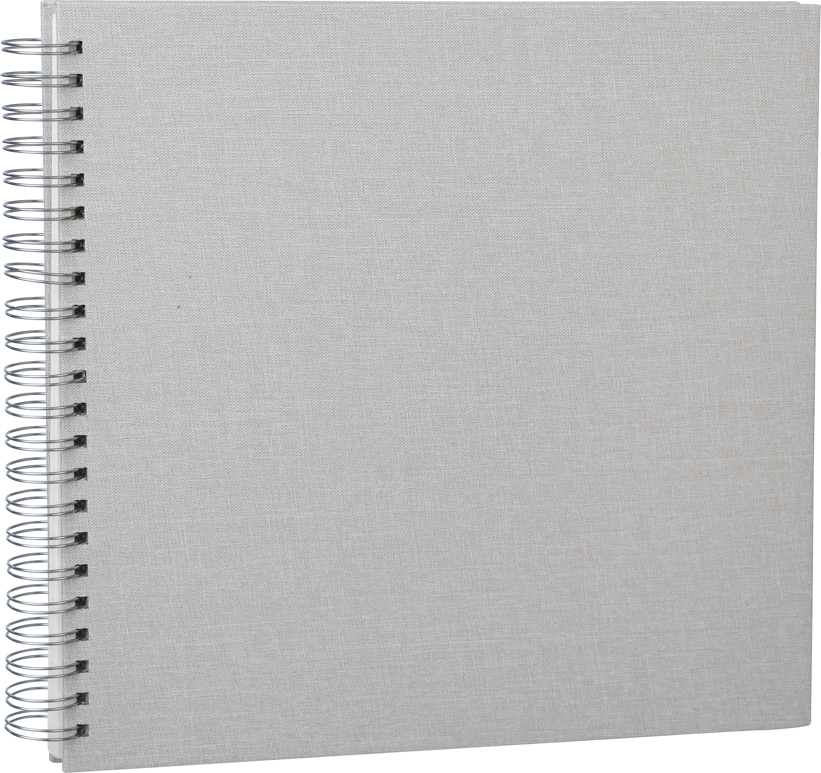 Focus Base Line Canvas Wire-O Beige 30x30 Cm (50 Hvite Sider / 25 Ark)