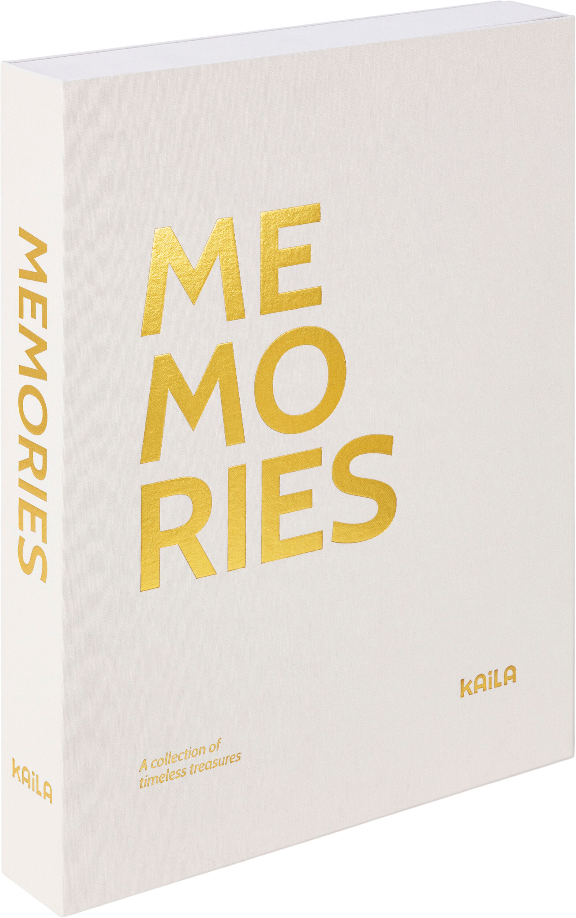 Kaila Memories Warm Grey Xl - Coffee Table Photo Album - 60 Bilder I 11x15 Cm