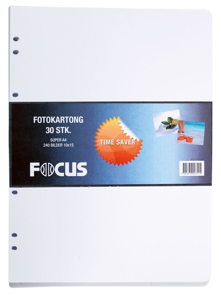 Focus Albumblad Timesaver Sa4 - 30 Hvite Ark