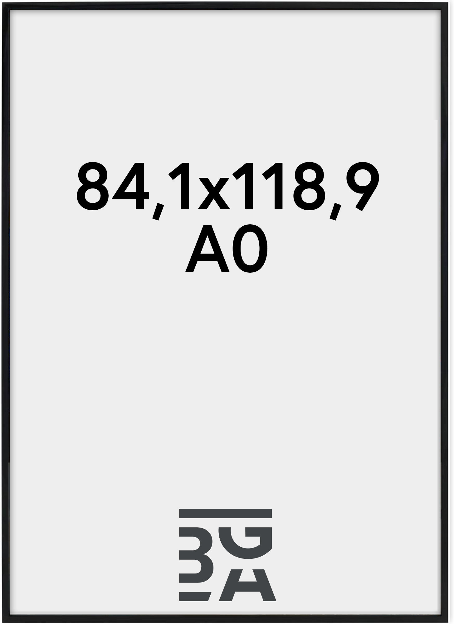 Nielsen Ramme Nielsen Premium Alpha Blank Svart 84,1x118,9 Cm (A0)