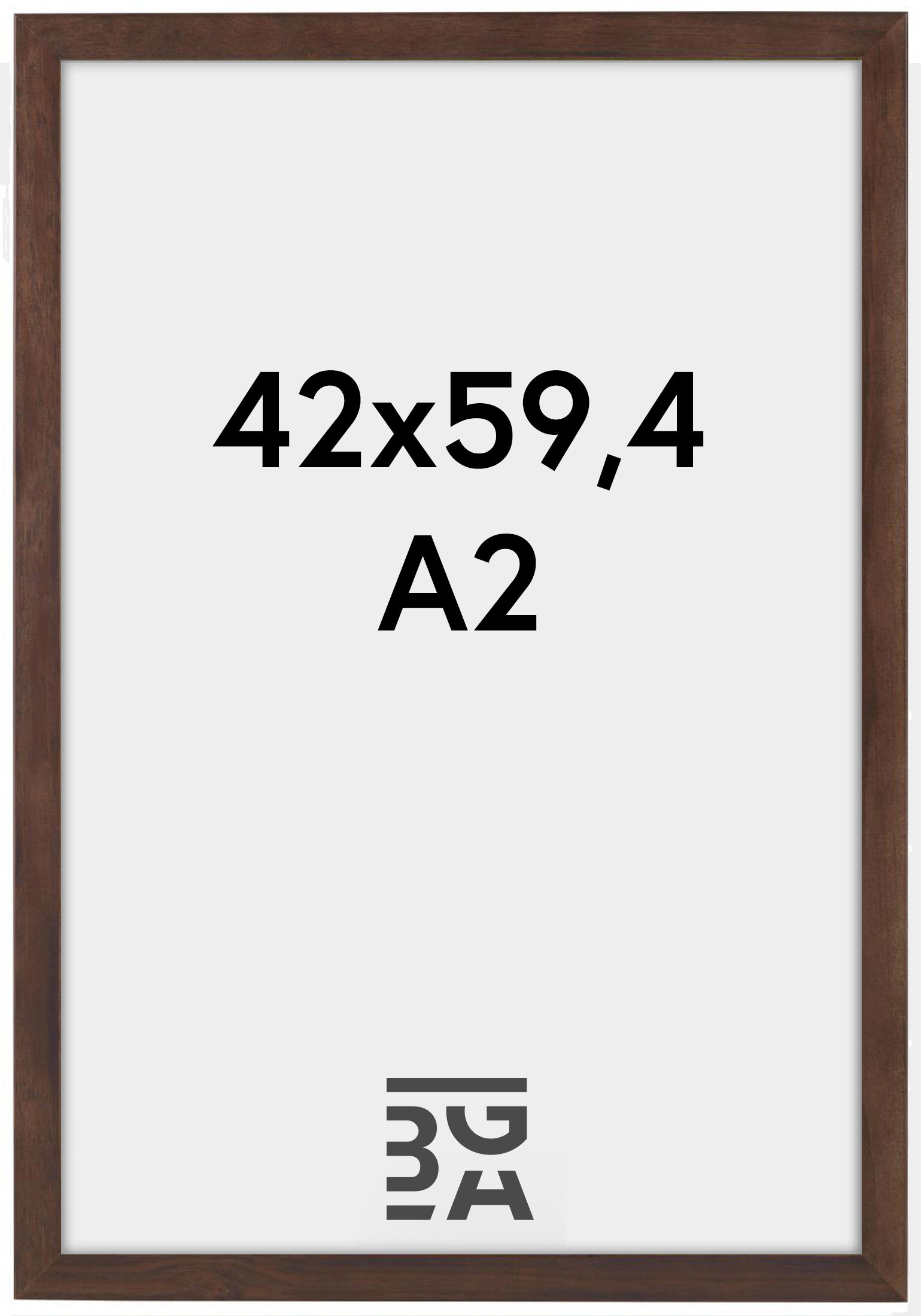 Estancia Ramme Stilren Akrylglass Valnøtt 42x59,4 Cm (A2)