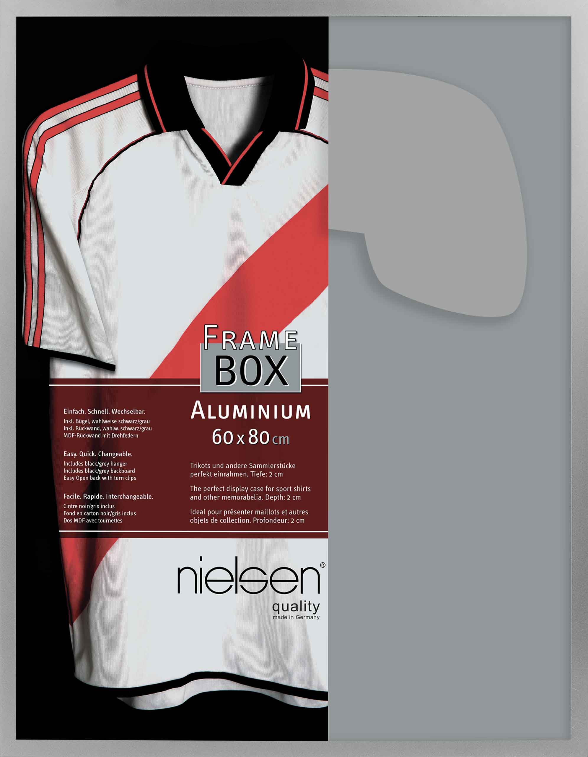 Konstlist - Nielsen Ramme Nielsen Box Ii Sølv 60x80 Cm