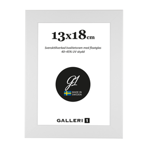 Galleri1 Ram Vitfärgat Trä 13x18cm
