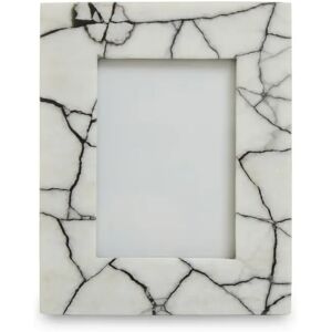 Ivy Bronx Launcelot Marble Single Picture Frame in Black/White black/white 26.0 H x 20.0 W x 2.0 D cm