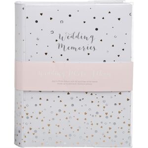 WHSmith Confetti Wedding Photo Album