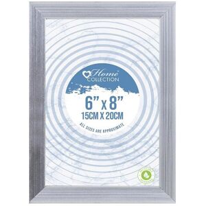 The Home Fusion Company (8" x 6") Silver Modern Photo Picture Frame 6x4 5x7 8x6 10x8 A4 Certificate Hang