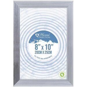 The Home Fusion Company (10" x 8") Silver Modern Photo Picture Frame 6x4 5x7 8x6 10x8 A4 Certificate Han