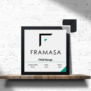 Framasa (Black, 4x4 Inch) The Photo Factory Frame   Wooden Photo & Art Frames