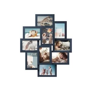 SONGMICS 4 Pieces Photo Frame, Navy Blue / 10 Pack