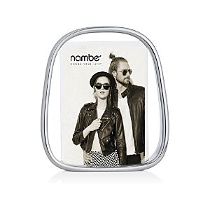 Nambe Bubble Frame, 5 x 7  - Clear/Silver