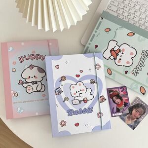 Photography Cute Dog A5 Kpop Photocard Holder DIY Binder Photocards Idol Photo Album Picture Collect Book Scrapbook Album