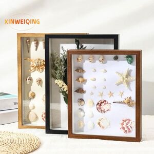 Hello My Life Creative Hollow Dried Flower Plant Photo Frame, Handmade DIY Display, 3D Picture Frame, Deep Large Shadow Box Display Case