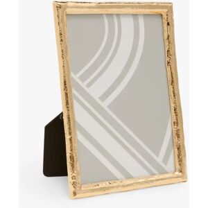 John Lewis Wavy Slim Edge Photo Frame - Gold - Unisex - Size: 5 x 7