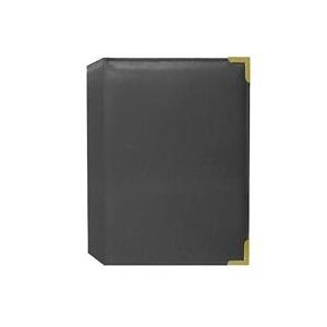Pioneer Mini Oxford Bound Photo Album, Solid Color Sewn Leatherette Covers with Brass Accent Corners, Holds 24 5x7" Photos, 1 Per Page, Color: Gray.