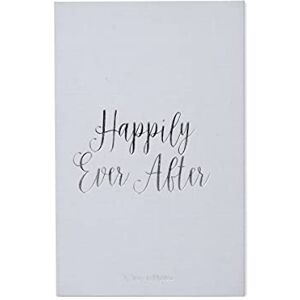 Haven Home Decor Linen Happily Ever After Coffee Table Album for 180 4x6 Photos, Gray, 9' x 13.75' x 2'