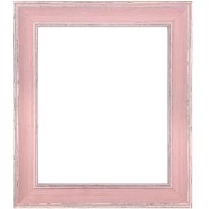 FRAMES BY POST Scandi Vintage Distressed Pink Picture Photo Frame 60 x 80 cm (Plastic Glass)