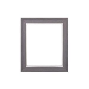FRAMES BY POST Scandi Slate Grey Picture Photo Frame 24 x 18 inch (Plastic Glass)