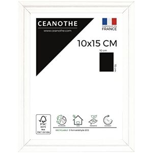 Brio Frame, FSC Mix lacquered medium, White, 10X15 CM