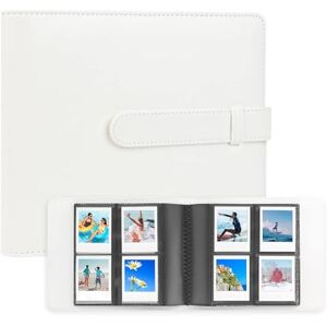 Niselity 256 Pockets Photo Albums for Polaroid Go Instant Camera and Polaroid Go Flim, Photo Album Book for Polaroid Go Pictures (White)