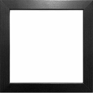 Frame Picture Picture Frame Photo Frames Frame Poster Black Walnut White Oak Wood Flat 1 A2 A3 A4 A5 (Black, 4x4" (10.1x10.1 cm))