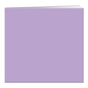 Pioneer Photo Albums Pastel Leatherette Post Bound Album x 12 inches-Lavender, Vinyl
