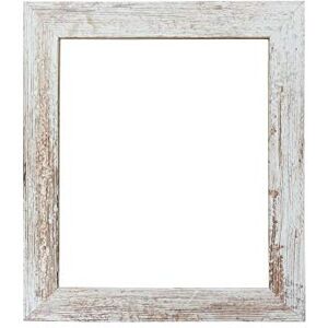 FRAMES BY POST Metro Picture Photo Frame Distressed White A2 Plastic Glass