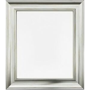 FRAMES BY POST Scandi Vintage Silver Picture Photo Frame 36 x 24 inch (Plastic Glass)