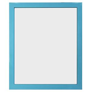 FRAMES BY POST 0.75 Inch Blue Picture Photo Frame 12 x 12 Inch Plastic Glass