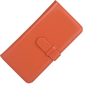 Akozon 80 Pockets PU Cover Photo Album Collect Baby Growing Memories for Polaroid SQ1/SQ20/SQ10/SQ6/SP-3 (Orange)