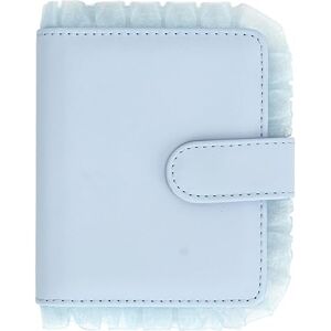 Sxhlseller 64 Pockets Pockets Photo Album for Polaroid Mini12 11 9 8 Instant Camera, 3in Picture Name Card Holder, Mini Film Photo Album Book for Fujifilm Mini 12 11 (Blue)