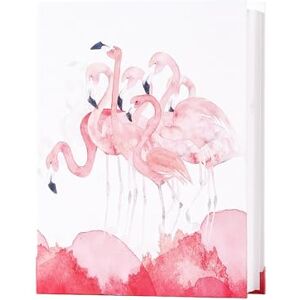 Hixingo Memo Photo Album 6x4 Holds Up to 100 Photos, Baby and Wedding Photo Albums, Personalised Photo Book - Gifts - Travel - Photo Books for Memories - Photo Album Slip in (6’’,Pink Flamingo)