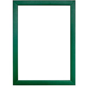 Frame Company Rainbow Colour Range - Green color frame, 18"x12" size - Picture frame/Photo frame/Poster frame with Perspex Sheet with MDF backing board