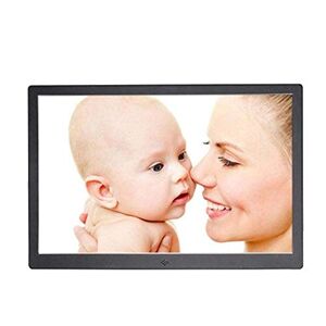UsmAsk Spacmirrors Digital Picture Frames Video Multimedia Advertising Machine Metal Photo Frame Multifunctional Photo Album Multi Color Wall Mounting 13 Inch (Black)